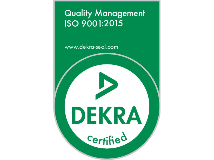 ISO 9001:2015 Quality Management — DEKRA Certified